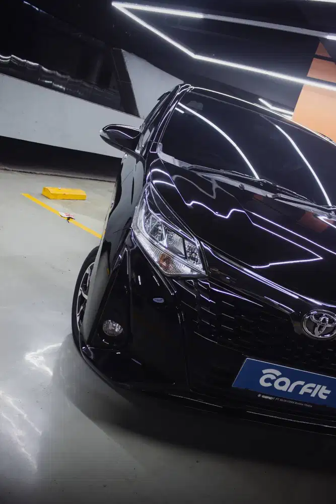 Odo 34rb KM Toyota calya 1.2 G AT Black Metallic NIK 2023