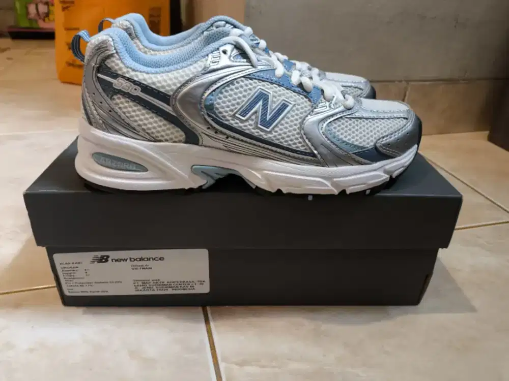 Sepatu Sneakers New Balance (NB) 530 Blue Original + Baru