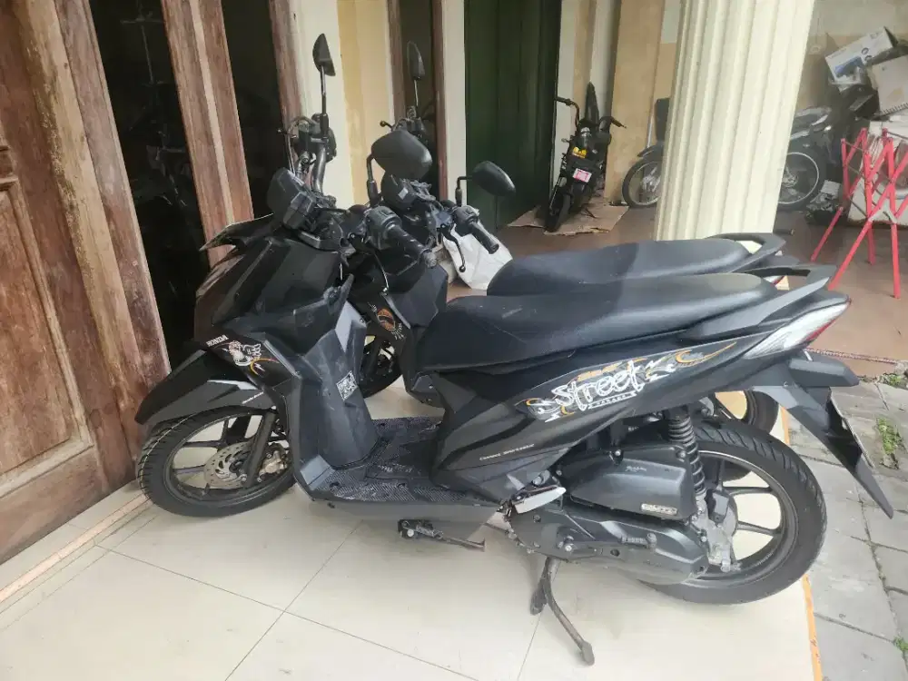Beat street hitam doff 2022 Gbm bisa tunai atau kredit