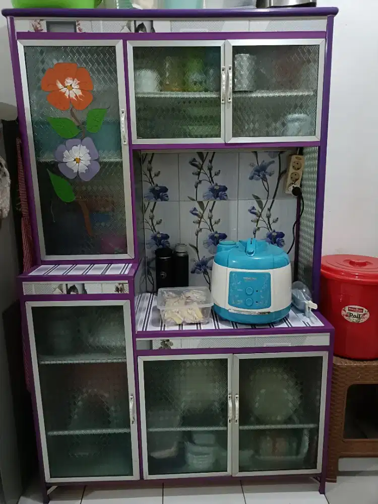 Rak piring 3 pintu magic com