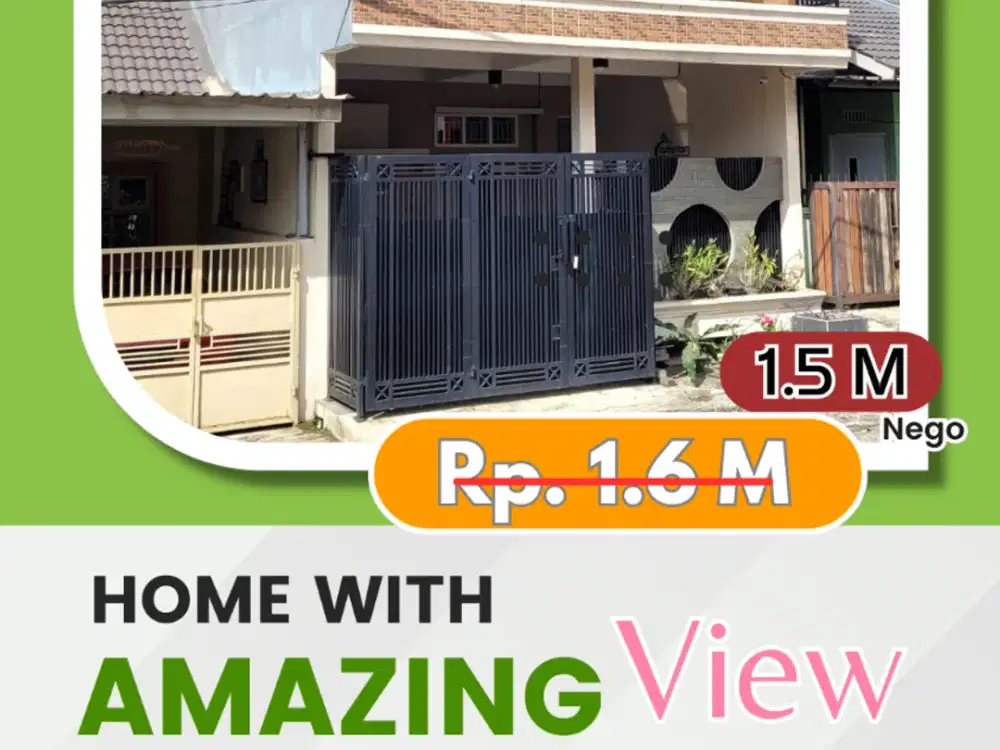 Rumah 2,5 LT Ruangan luas & lega Full furnish  di Padasuka Kota Bandung View enggak ada lawan