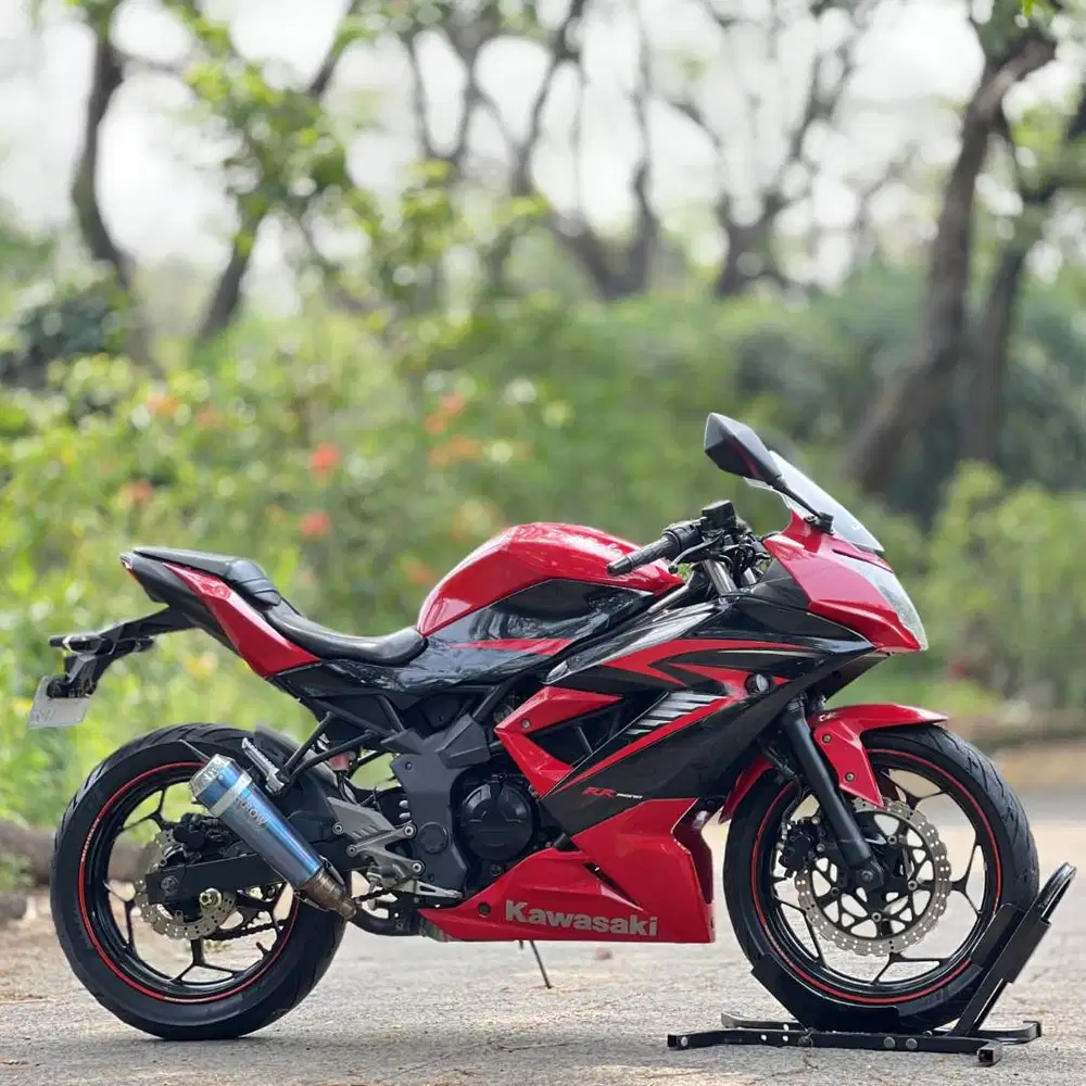 KAWASAKI NINJA 250 MONO SL MERAH 2015 KM LOW PAJAK ON SIAP GASPOL