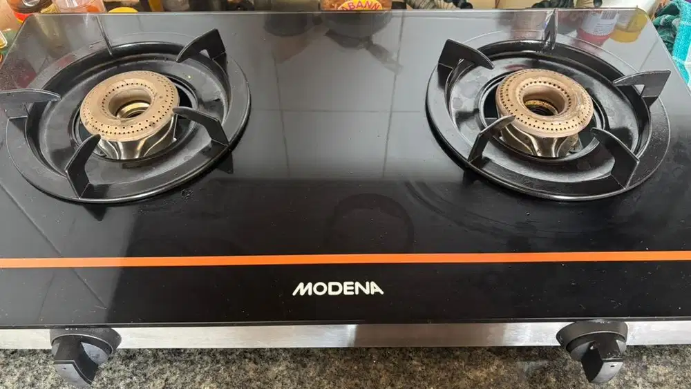 Kompor Modena kaca 2tungku