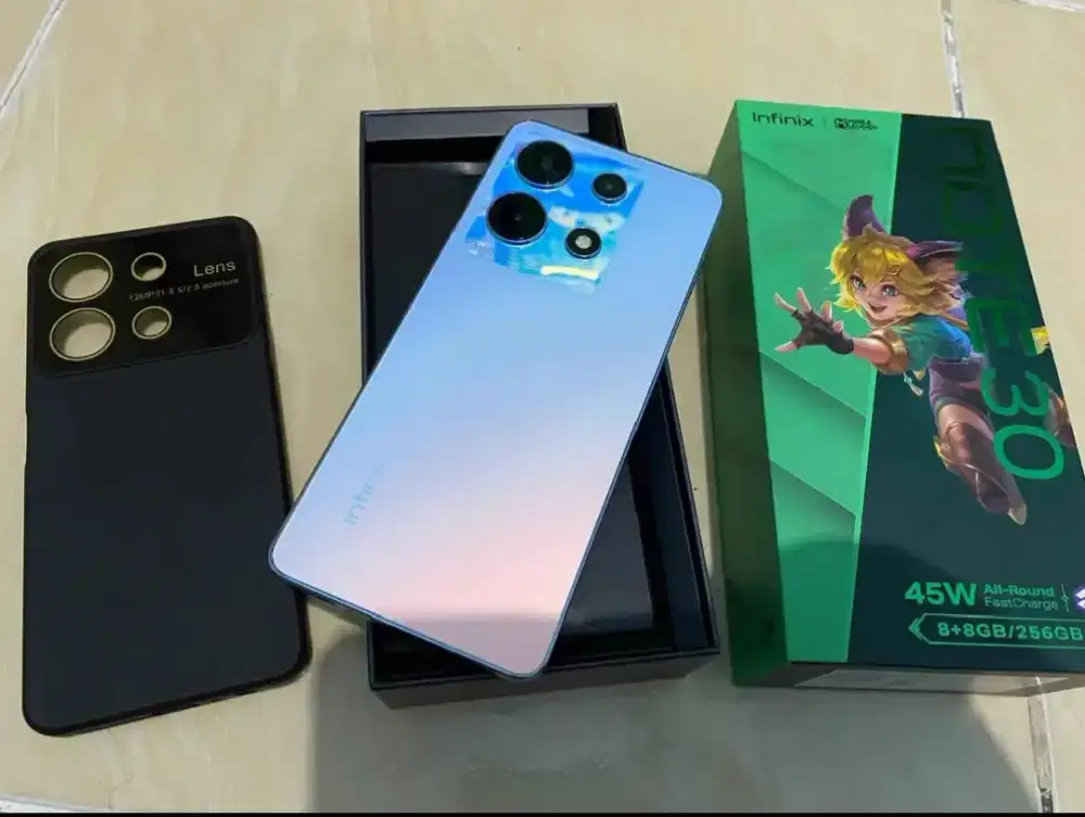 Infinix note 30 8/256 full sett segel ori