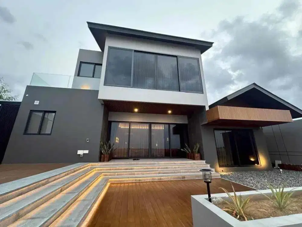 Jual Cepat Rumah Villa Konsep Japanese Mewah Dan Elegan Semi Furnish Siap Huni