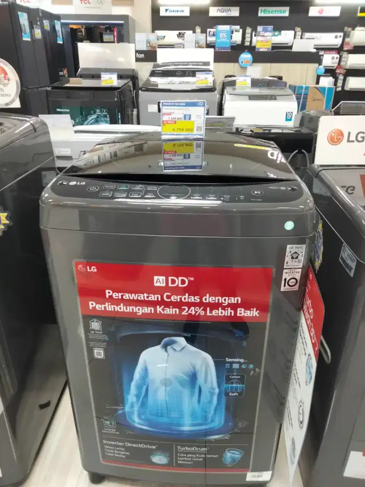 Mesin Cuci LG 11kg black