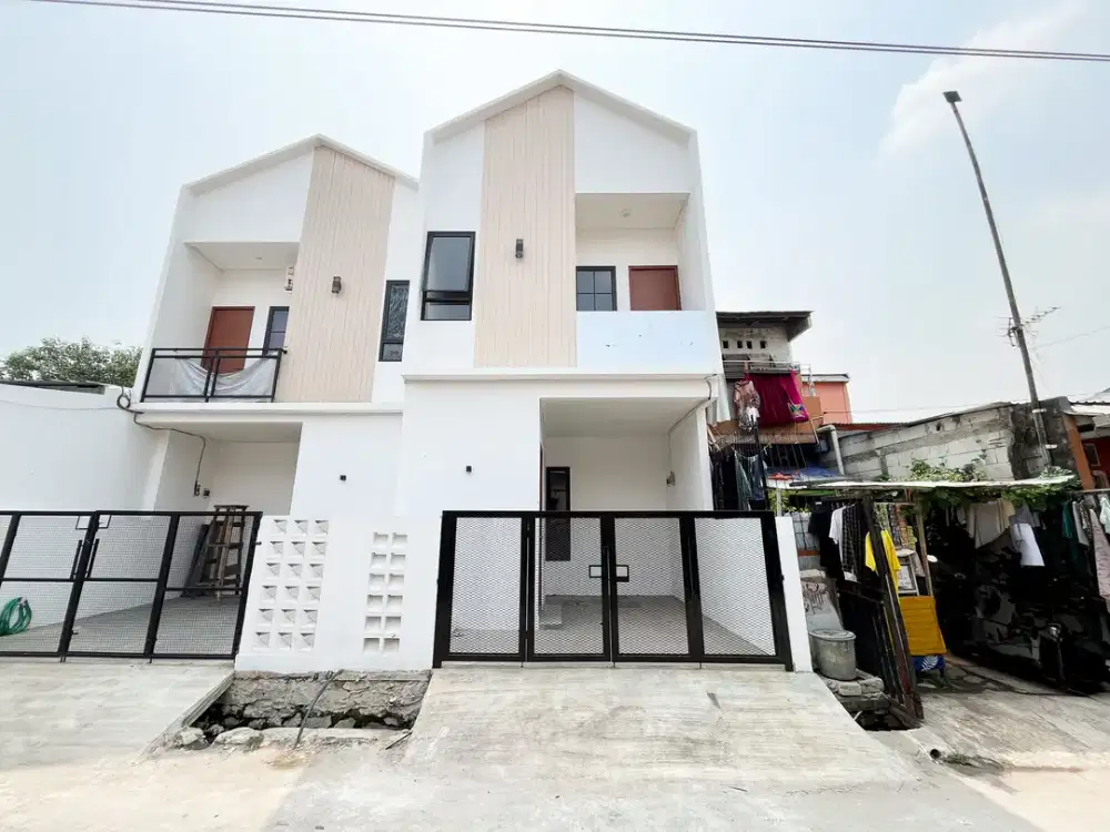 Rumah Strategis 2 Lt 10 menit ke Stasiun Bekasi Bebas Banjir J-36863