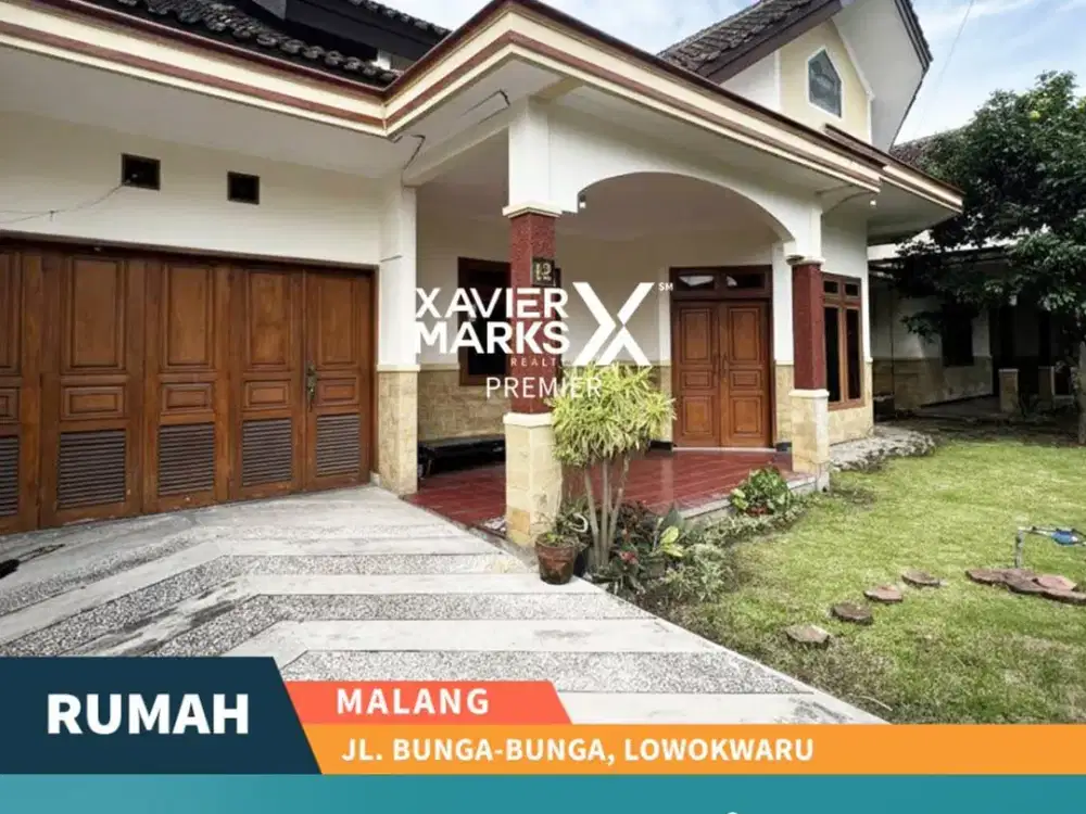 Rumah Tengah Kota Dekat Suhat di Bunga Bunga Lowokwaru Malang