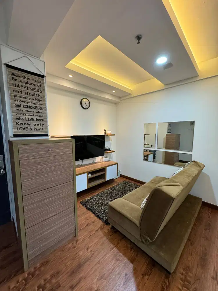 Disewakan Apartemen 1BR + Ruang Tamu, Nyaman & Strategis – Siap Huni