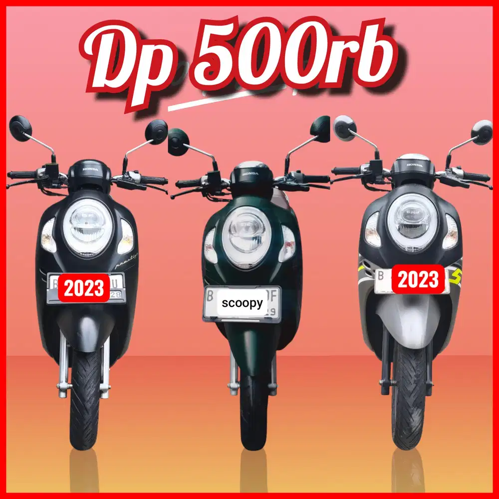 Dp 500rb Honda Scoopy stylish (Bi jelek ktp luar bs kredit scopy scopi