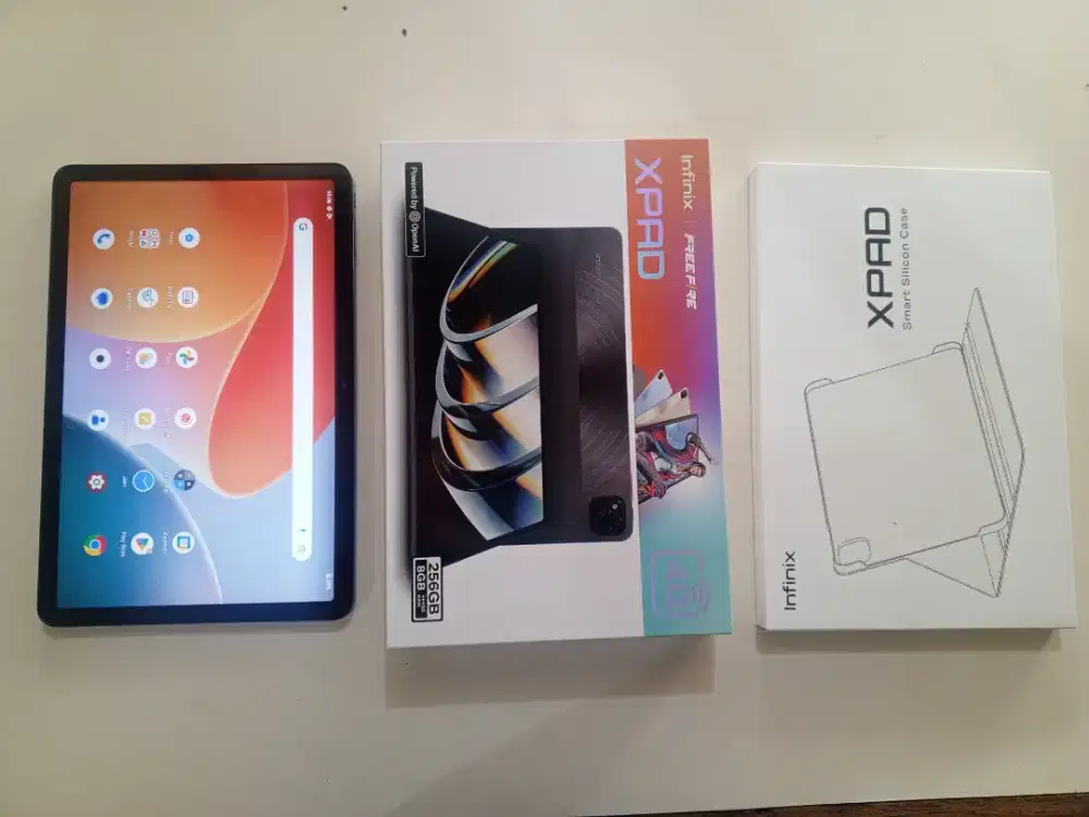Infinix xpad 4/256 fullset ori mulus