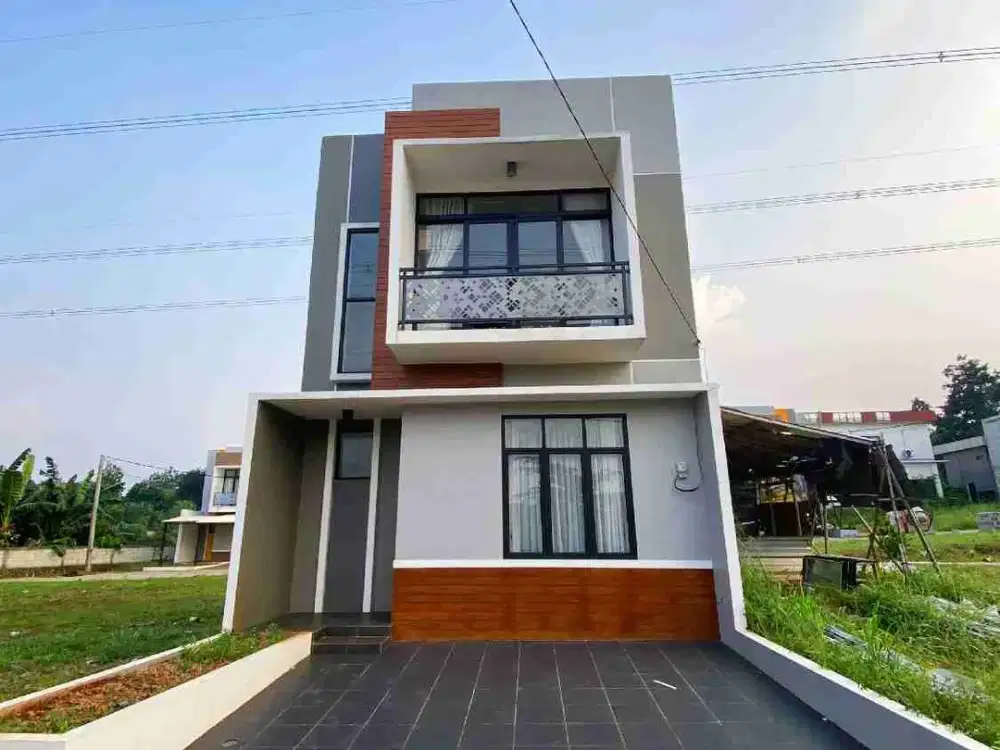 Rumah Modern Nyaman dan Asri, Lokasi Strategis di Cinangka Depok