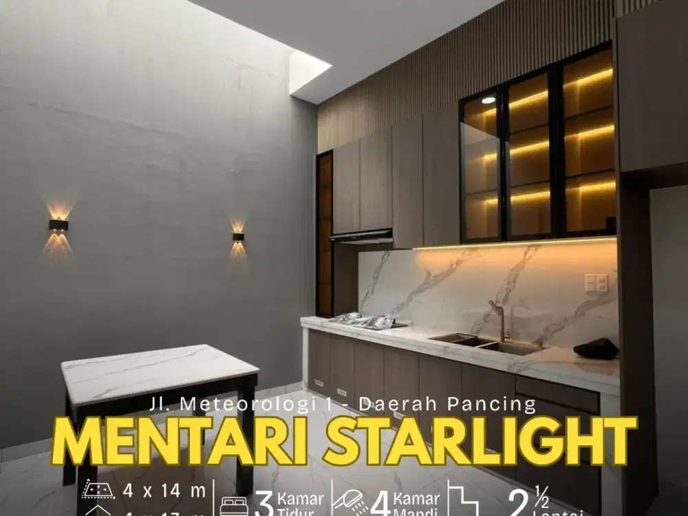 Dijual Rumah Baru Siap Huni di Komplek Mentari Starlight Jalan Meteorologi 1 - Daerah Pancing