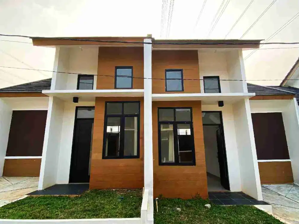 di jual rumah baru 1 lantai lokasi strategis di cinangka depok