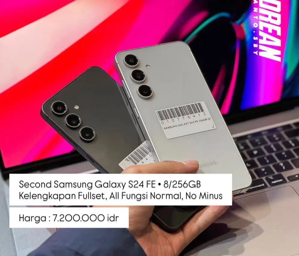 Second Samsung S24 FE 8/256gb