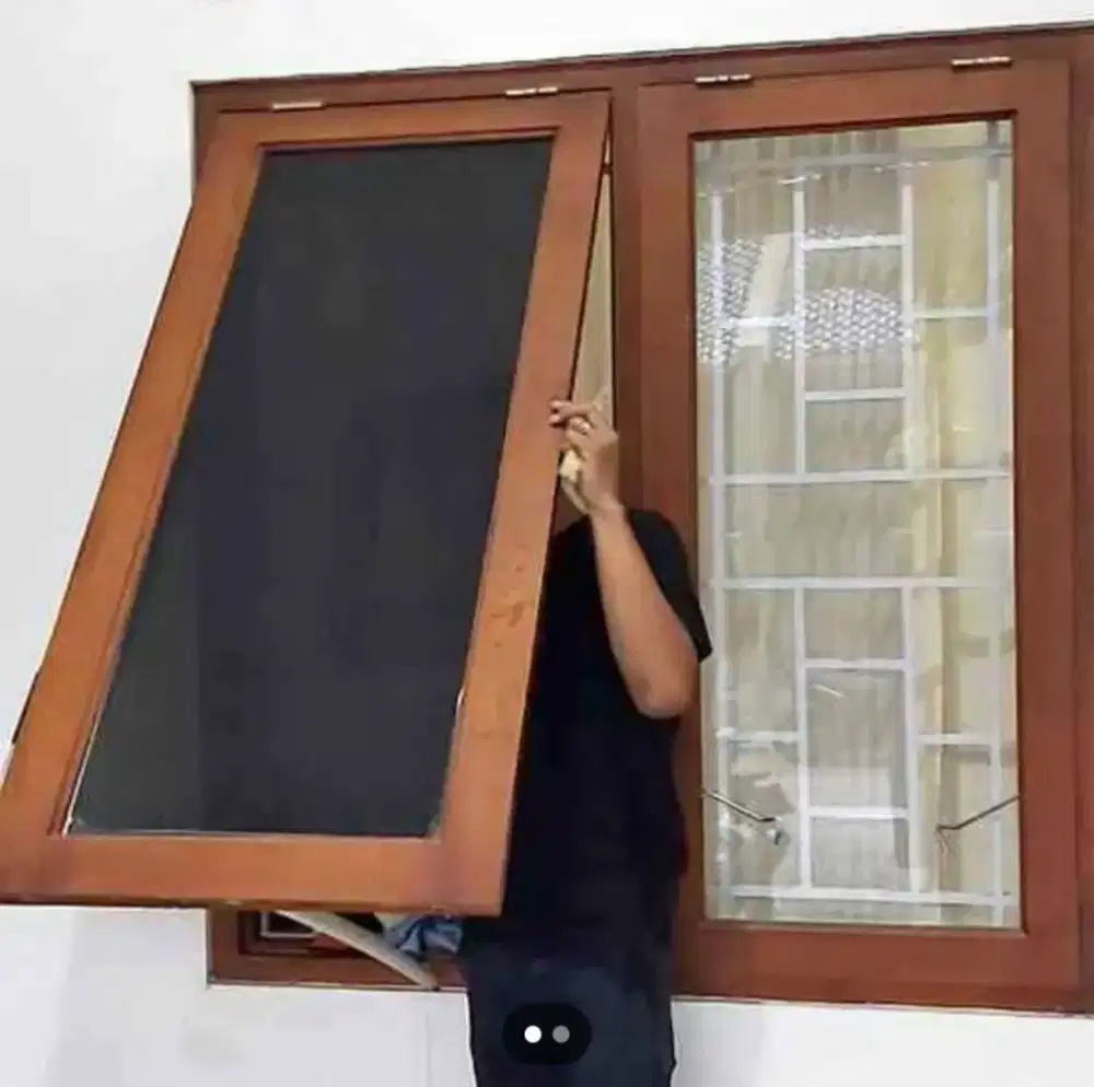 Sticker & kaca film one way satu arah riben hitam tolak panas uv