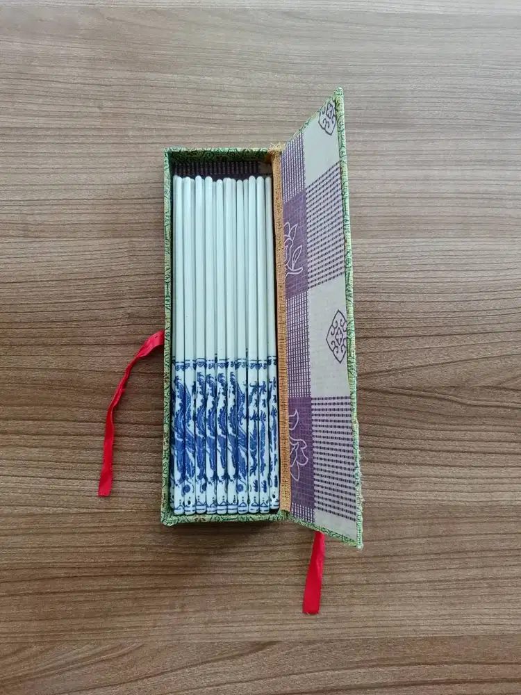 JUAL 10 PASANG SUMPIT KERAMIK ASTETIK ASLI TIONGKOK