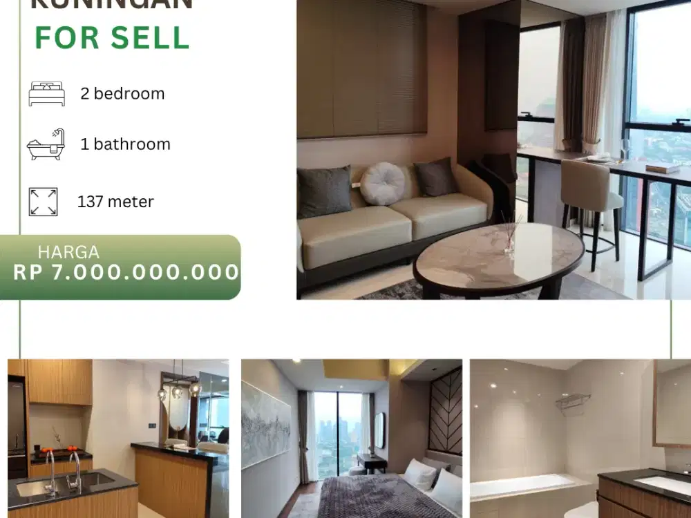 Dijual Apartement Branz Mega Kuningan 2 Bedrooms Full Furnished