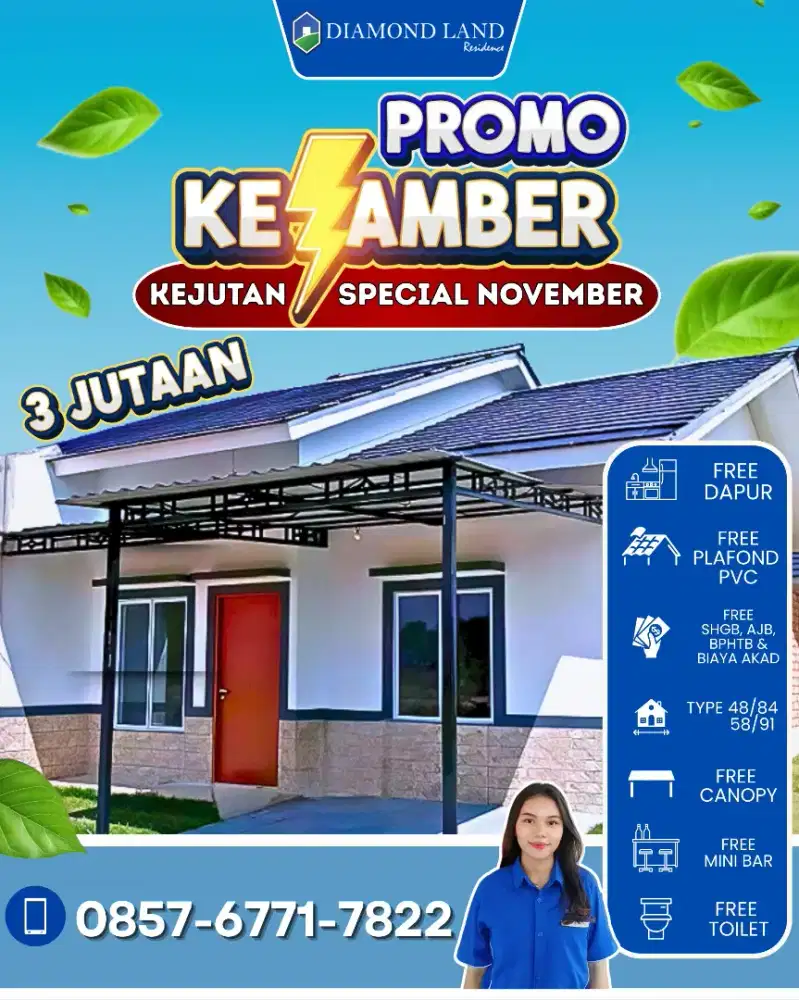 DIJUAL RUMAH CANTIK DIAMOND LAND TIBAN, BATAM