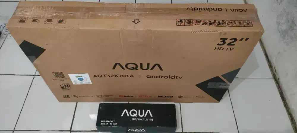 Tv 32inch warna hitam