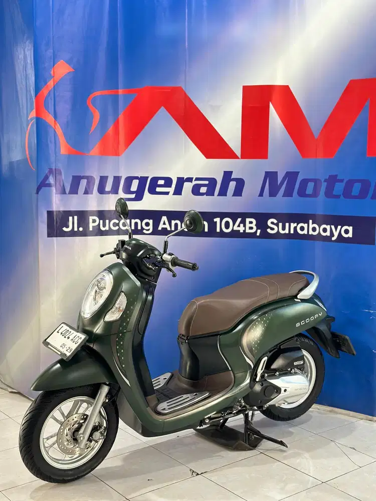 low km Honda Scoopy Keyless tahun 2024 bisa kredit