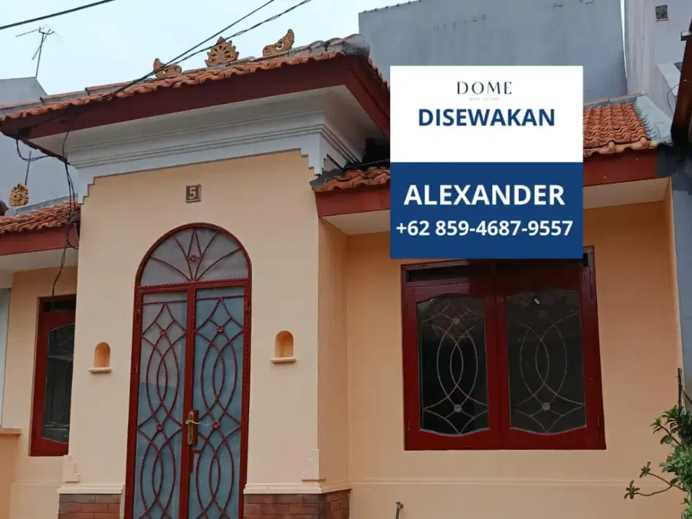 DISEWAKAN RUMAH BARU RENOVASI DI TAMAN UBUD ESTATE, LIPPO KARAWACI