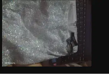 rok forever 21 glitter perak