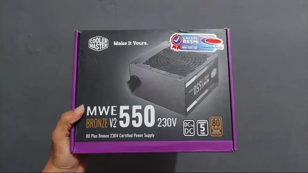 Power Supply Coolermaster MWE 550W V2 80+ Bronze