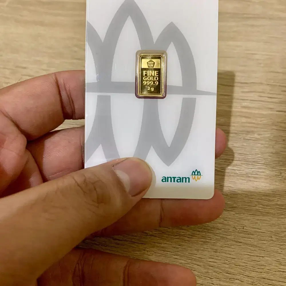 LOGAM MULIA EMAS ANTAM ASLI 2 GRAM