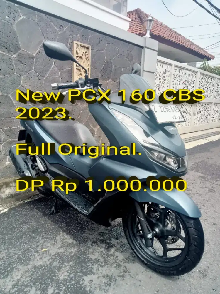 PCX 160 2023. Pajak ON. Like New. Mulus. Full Original. Cash/Kredit/TT