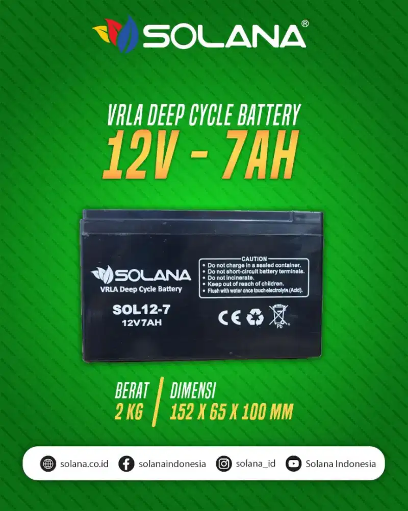 Aki Mainan mobil VRLA 12V