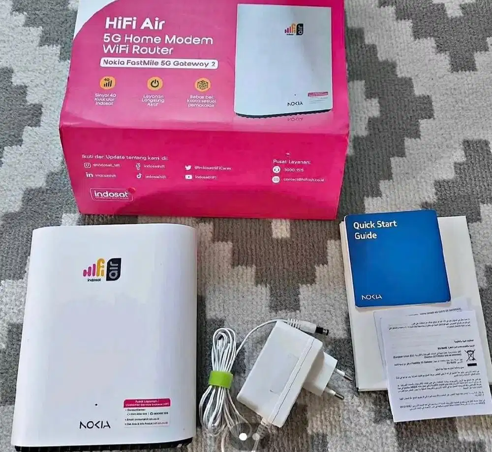 Bekas HOME ROUTER WIFI NOKIA 4G 5G HIFI AIR FASTMILE GATEWAY 2