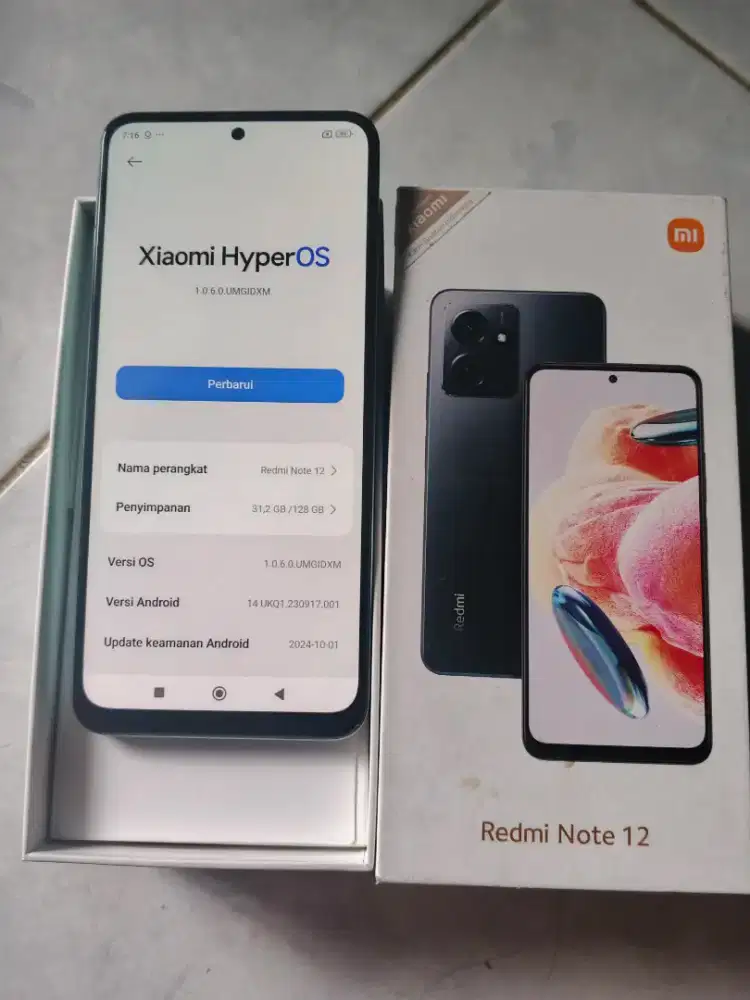 Redmi note 12 ram 8/128