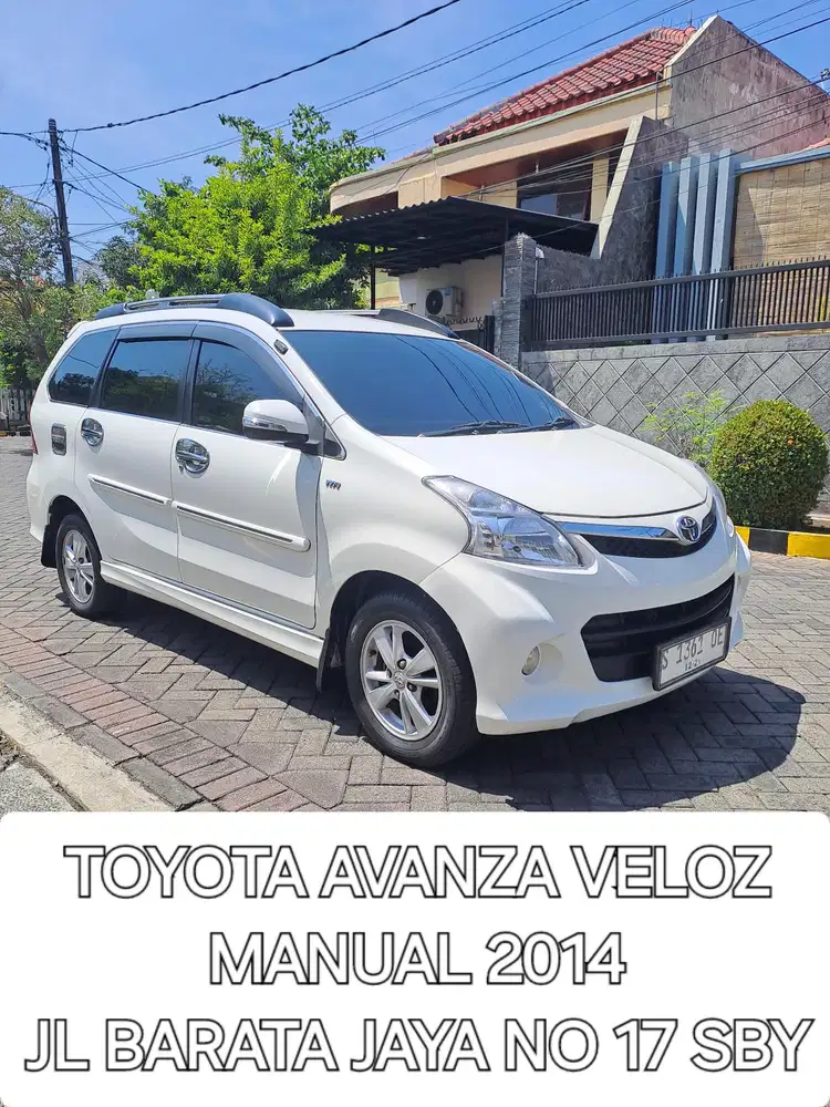 TOYOTA AVANZA VELOZ MANUAL 2014