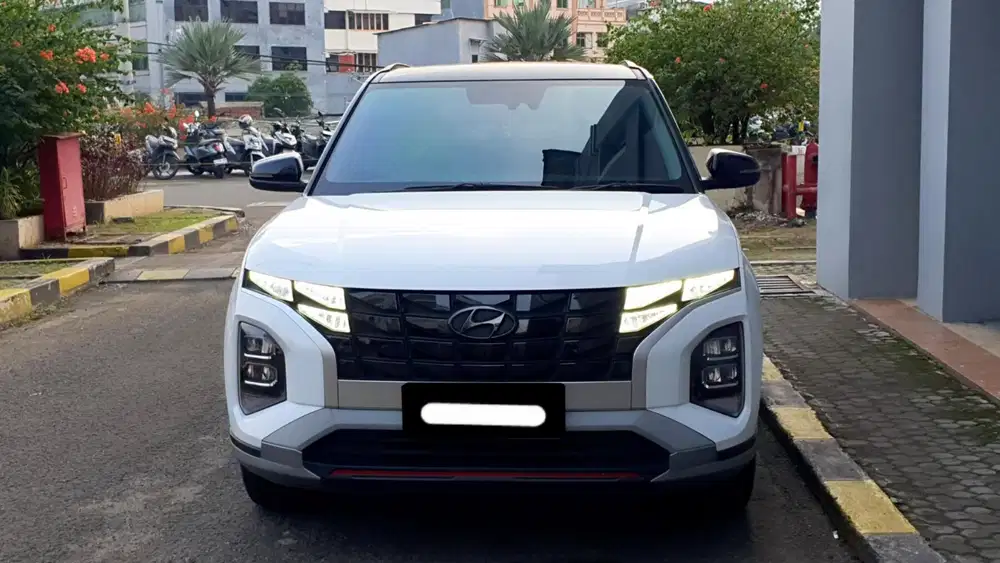 Hyundai creta prime 2023 putih sunroof pajak panjang