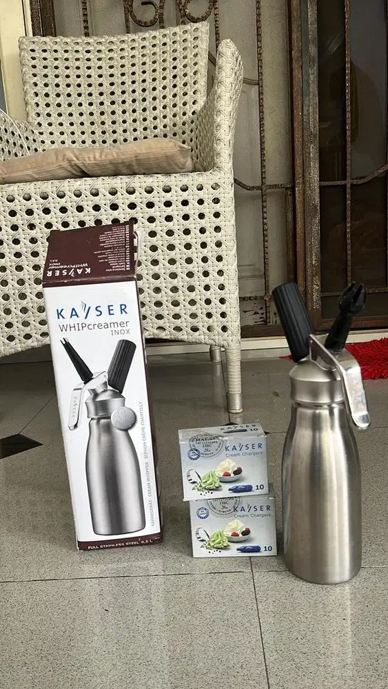 Mixer kayser whipcreamer INOX 1L murah likenew