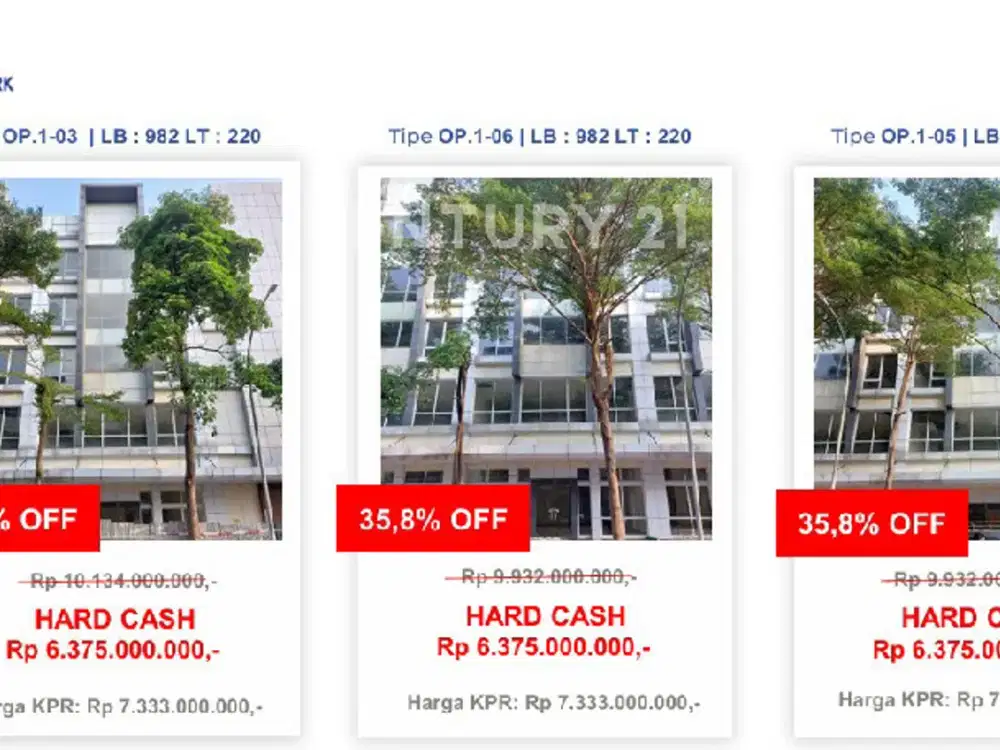Di Jual Ruko Mega Office Park: Diskon 35% Investasi Terbaik Di HI