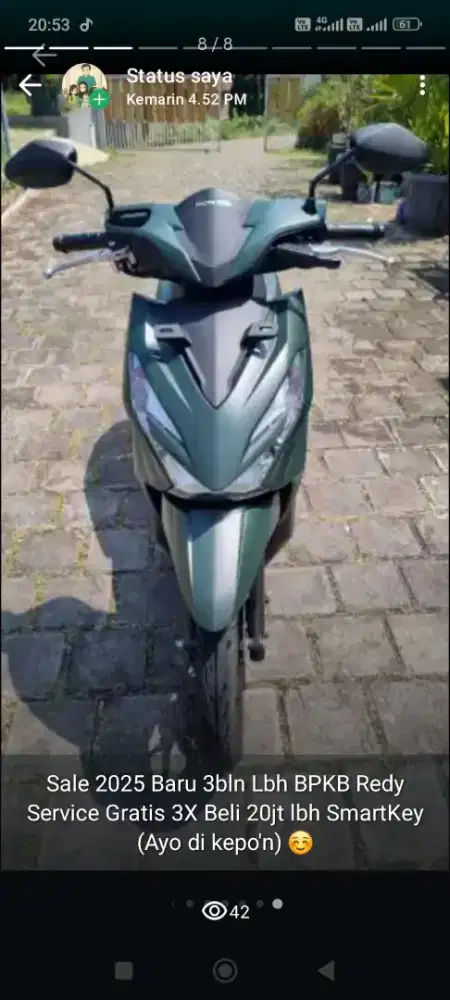 Beat Keyleas 2025 17,6jt Gratis 3X Service