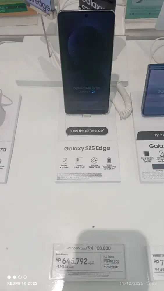 Galaxy S25 Edge RAM/ROM 12 | 256GB