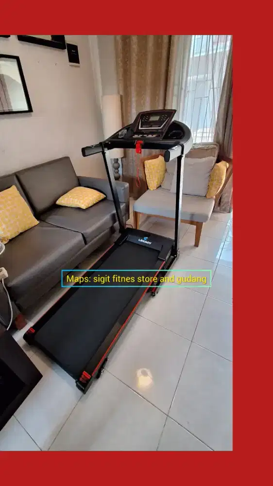 Jual murah treadmill elektrik 1 fungsi hemat listrik dan bertenaga