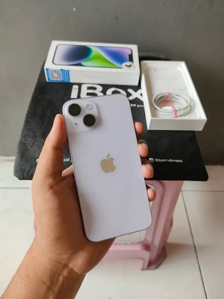 Iphone 14 128gb ex iBox fullset mulus