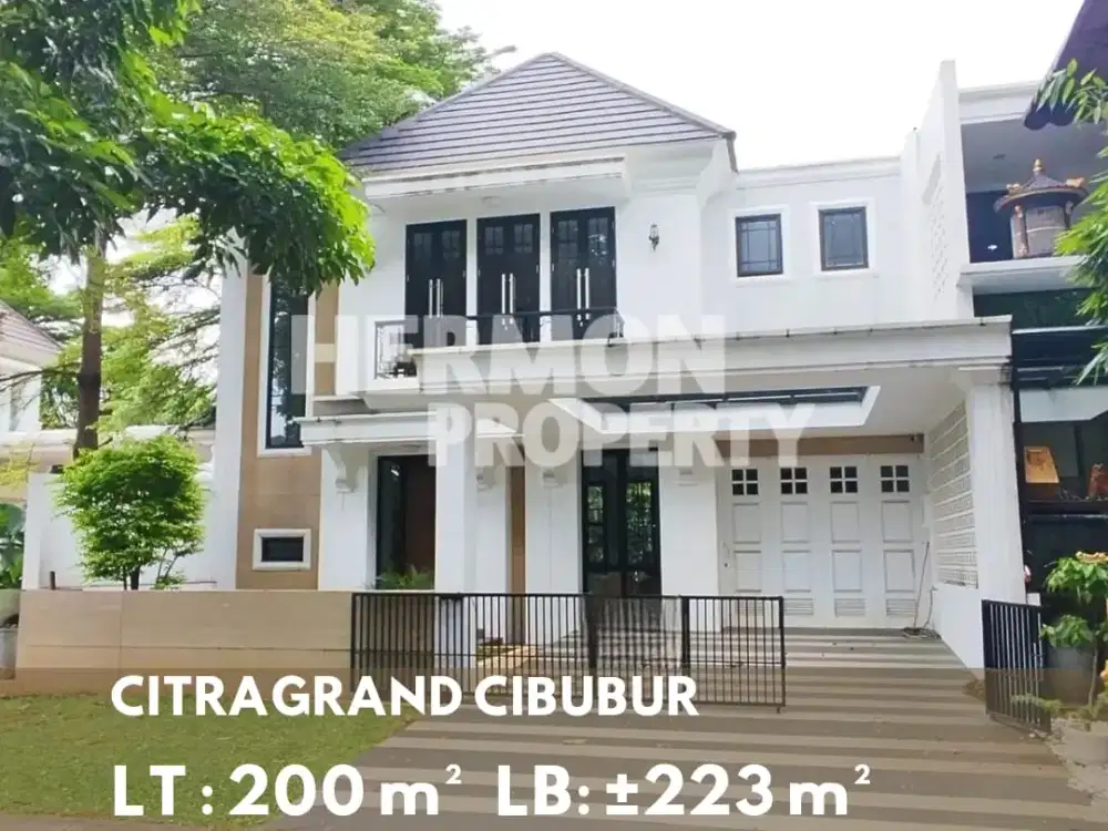 Rumah Luxury Modern Minimalis, View Danau Indah di Citra Grand Cibubur , Bisa KPR