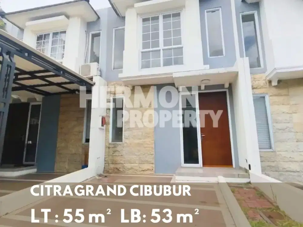 Rumah Idaman 2 lantai Hanya Rp.1 mM-an di Citra Grand cibubur , Bisa Proses KPR
