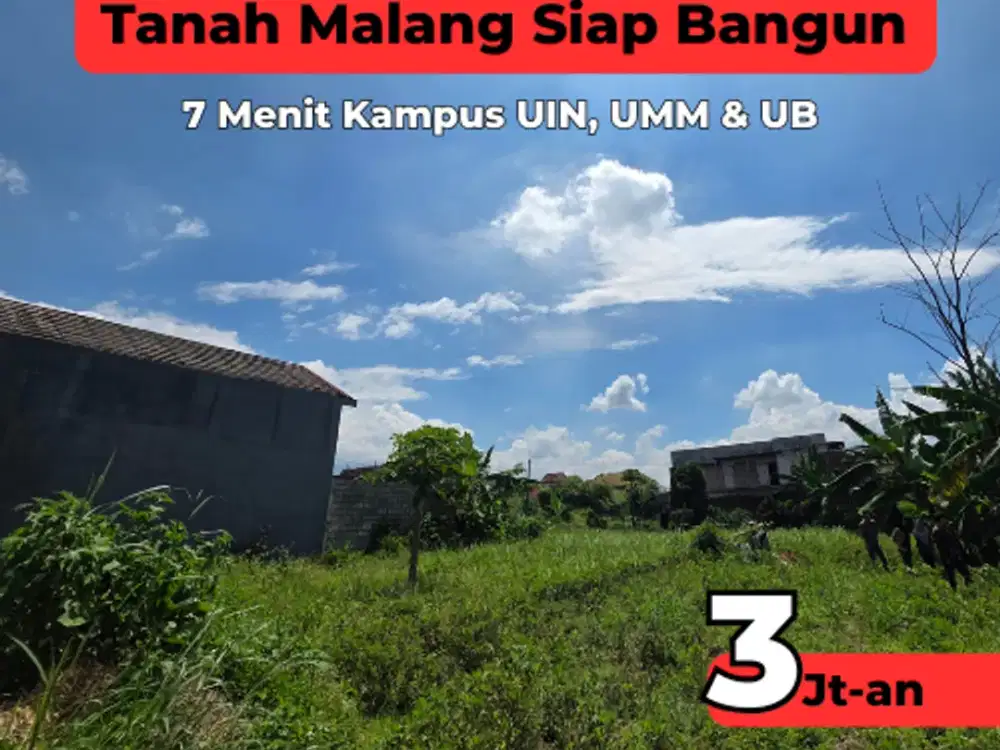 Investasi Tanah Paling Cerdas! Prospek Ganda Hunian Nyaman atau Kost Premium 3 Kampus.