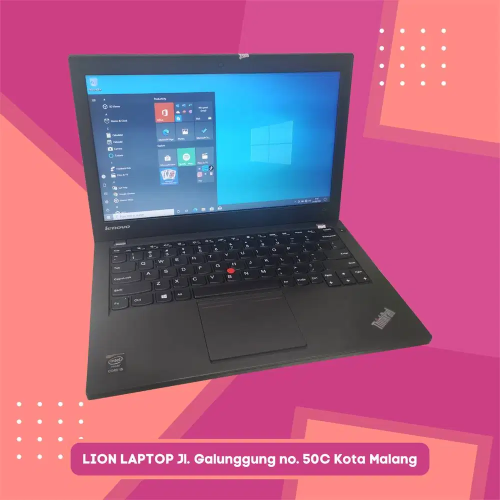 RAM 8GB SSD 256GB Core i5 Murah Lenovo Thinkpad X240 [10|11]