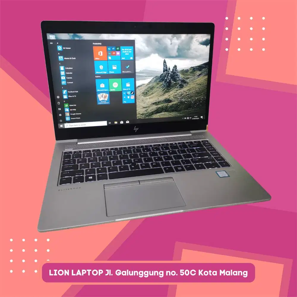 Core i5 Gen 8 RAM 8GB SSD 256GB HP Elitebook 840 G5 [10|11]