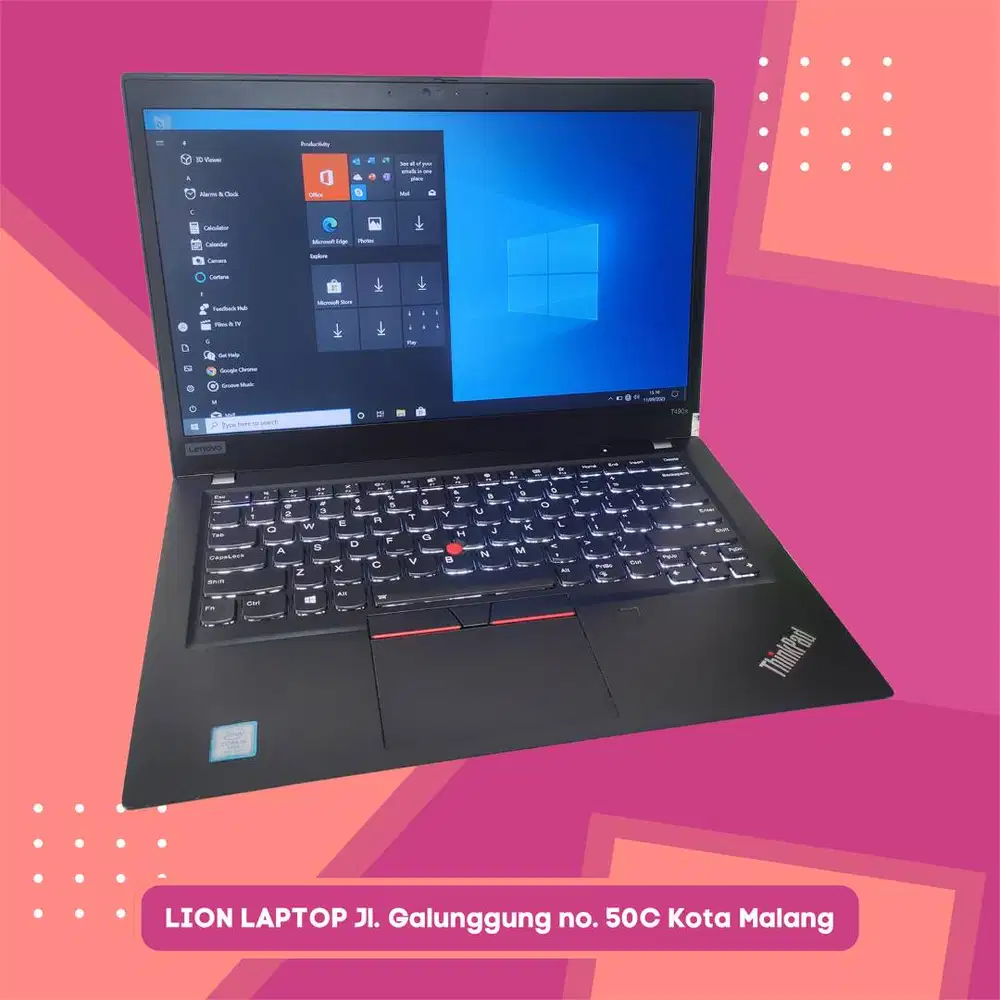 RAM 16GB SSD 512GB Core i5 Slim Lenovo Thinkpad T490s [10|11]