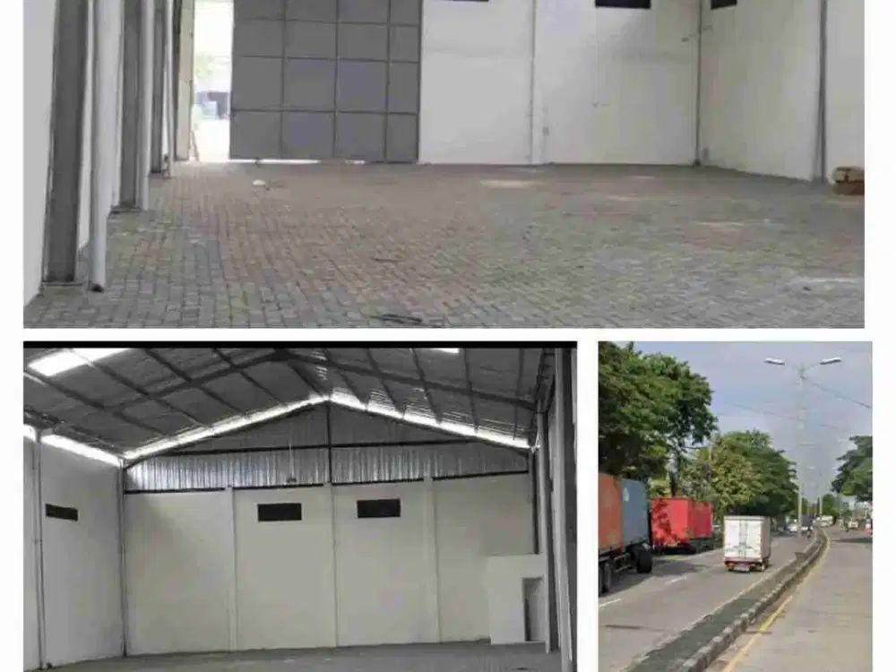 Disewakan Gudang tepi jl Raya randu Garut Mangkang Semarang Barat.