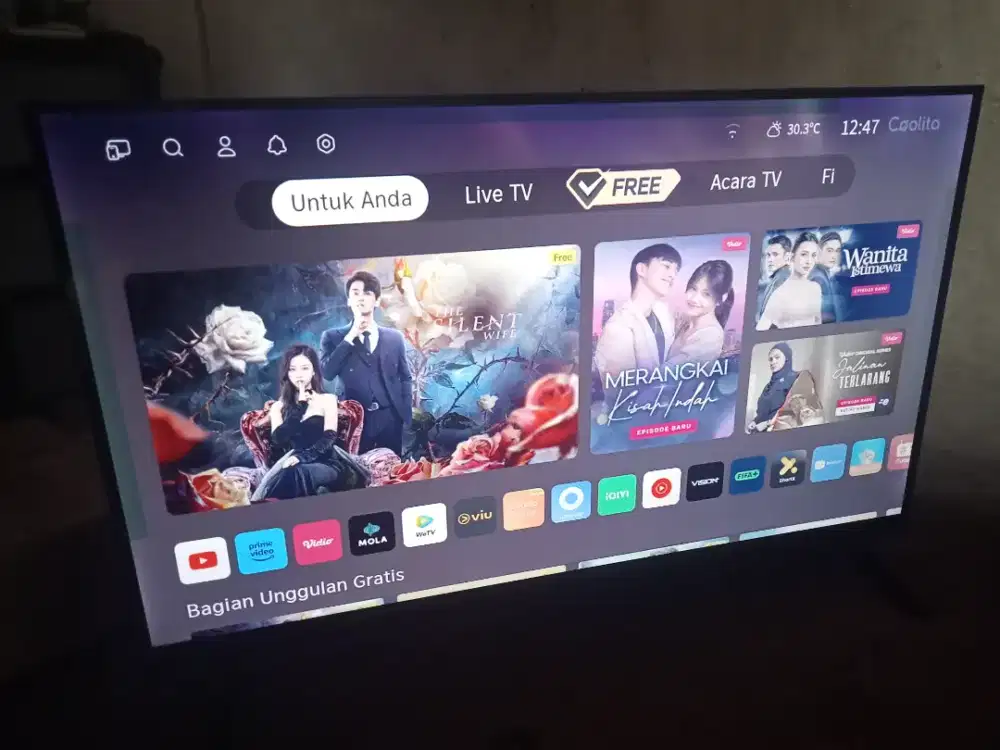Tv smart coocaa 32 lengkap