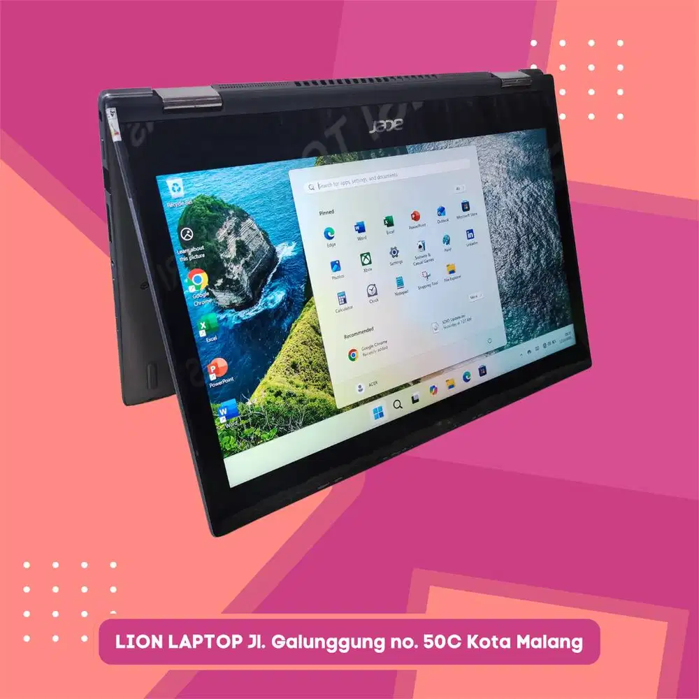 2 in 1 Flip Core i5 Gen 8 8/256 Acer Spin SP513-52N [10|11]